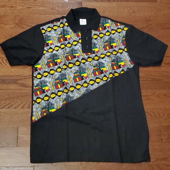 Men’s Ankara Print Polo Shirt – Brand New Without Tags - Picture 1 of 5